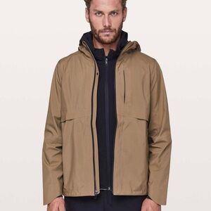 lululemon athletica Tan Outpoor Shell Performance Jacket